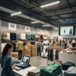 AI-powered warehouse and virtual try-on technology in sustainable US fashion e-commerce, 2025.