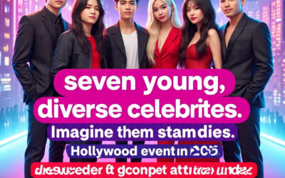 7 Rising American Celebrities to Watch in 2025 A dynamic collage of Olivia Rodrigo, Jenna Ortega, Ice Spice, and other rising American celebrities of 2025, set against a modern pop culture backdrop.